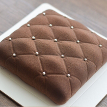 French dessert chiffon West Point model cake mousse mold silicone mold square pillow geometric three-dimensional pillow mold