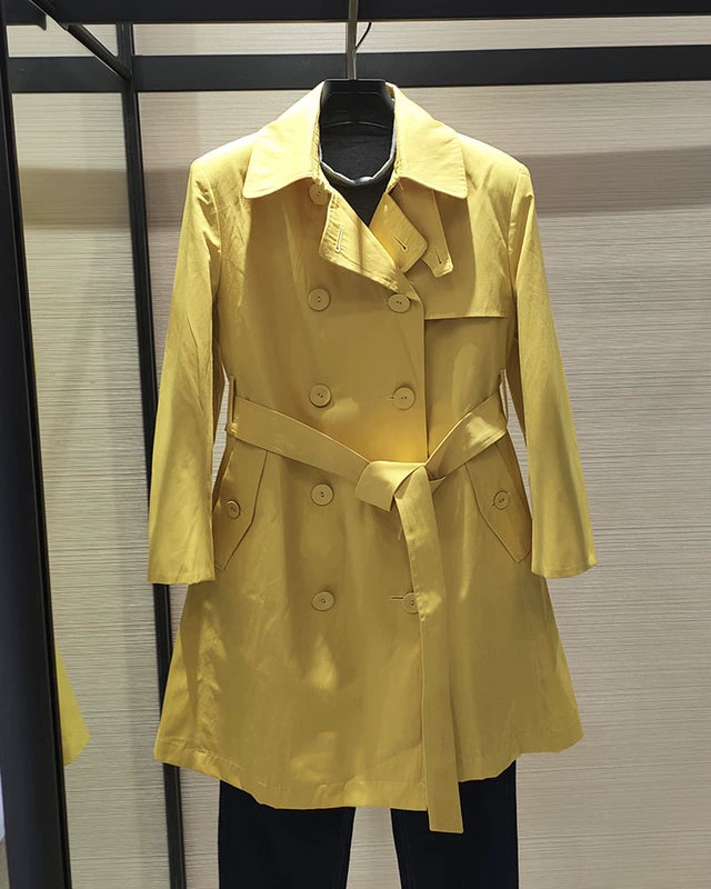 (Khuyến mại rõ ràng) Mùa thu và mùa đông 2021 áo khoác gió cổ điển Hepburn cổ điển cao cấp mới cho mùa thu và đông - Trench Coat