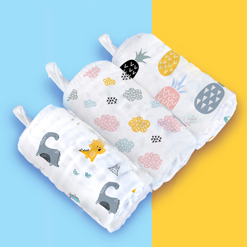 baby gauze towel, cotton, super soft orn handkerchief, face towel, children's small square towel, baby toddler saliva