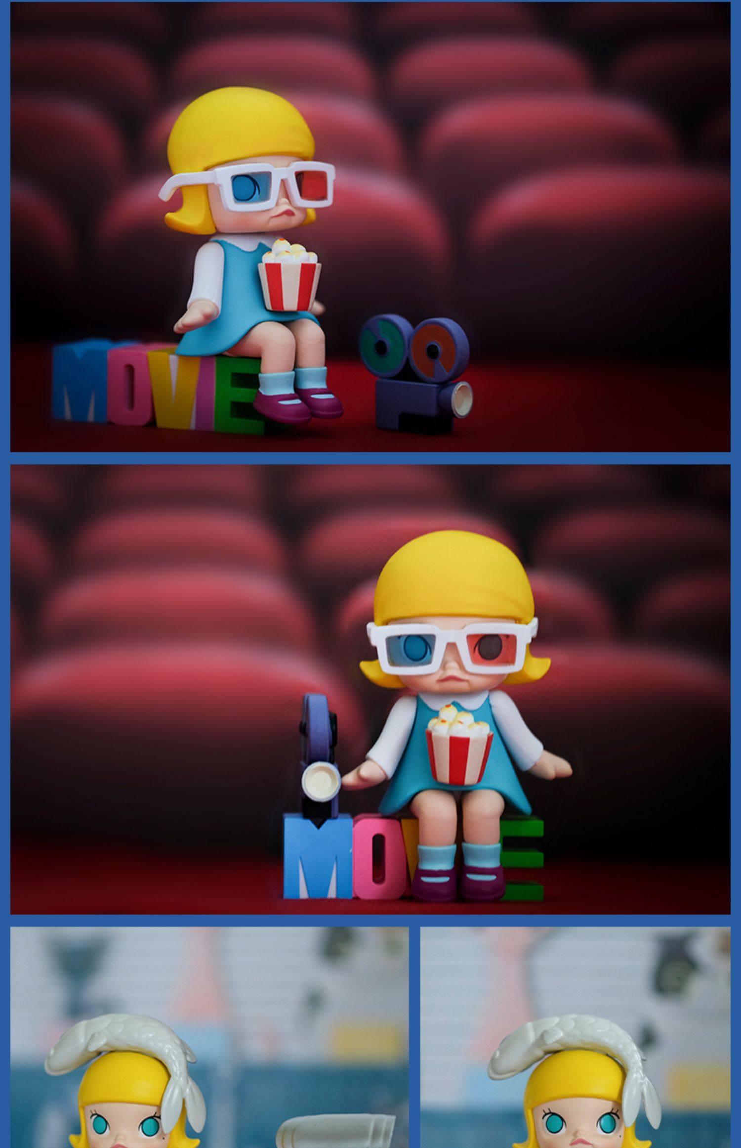 popmart泡泡玛特 molly的一天系列盲盒手办一套摆件【聚划算708元