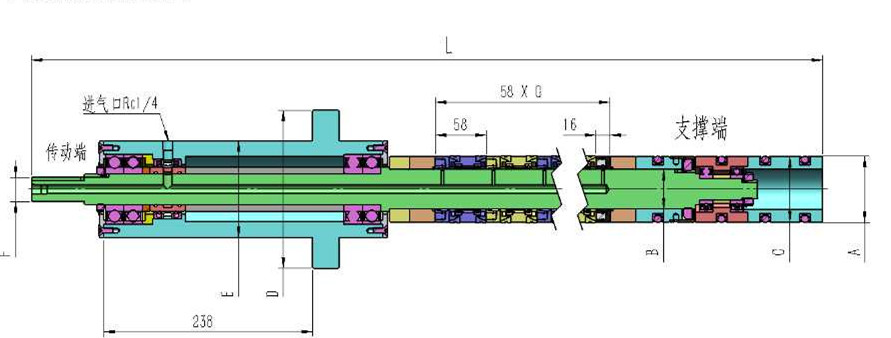 【滑差轴 承秉huz-cb-4018滑差轴 分切机滑差轴 滑差轴配件 口碑好】
