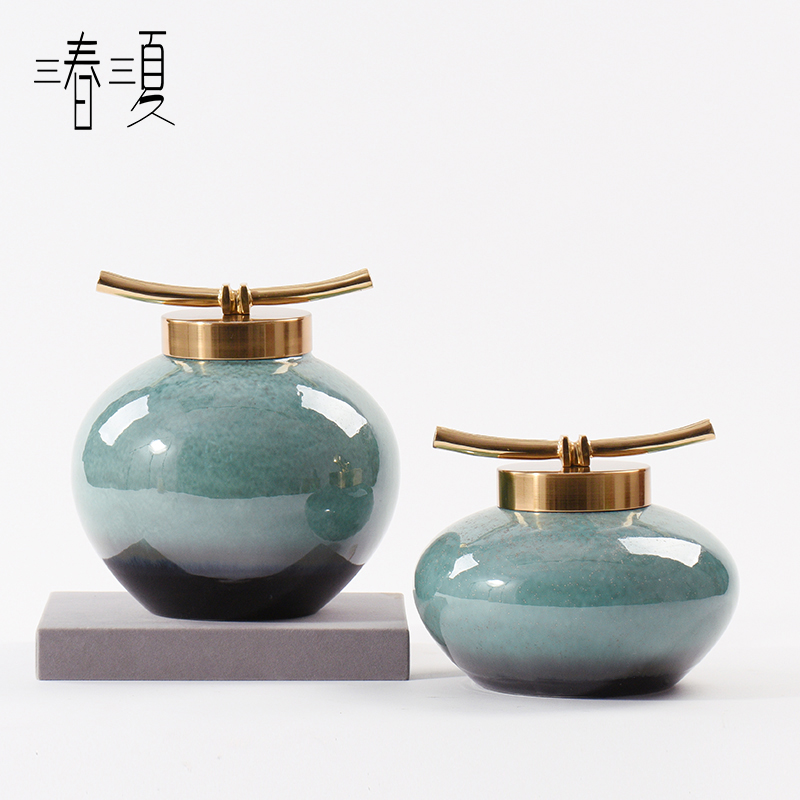 New Chinese style creative ceramic furnishing articles pass reveal ark hotel office study sitting room tea table and what POTS ornaments