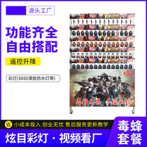 Special target for guns and bullets night market to make money eating chicken and shooting targets PlayerUnknowns Battlegrounds eating chicken amusement equipment stalls