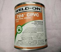Real shot 724 CPVC glue WELD ON CPVC724 glue imported pipe adhesive 946ML barrel