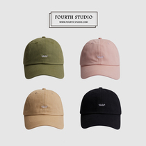 Four seasons candy color baseball cap female Korean style student cute all-match sun hat thin simple pink cap