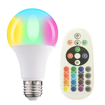 LED remote control bulb RGB16 color colorful automatic color network red live room atmosphere light bar KTV color light