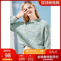 Hundred picture thick wool lazy sweater loose wear 2021 autumn and winter New thick small vintage sweater