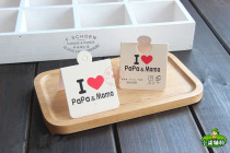 Socks card foreign trade original single socks card Paper Packaging tag trademark ladies socks accessories label JAM Paper