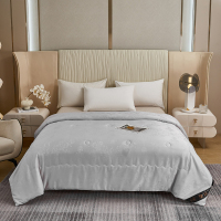 B3【迪奥】贡缎提花洋甘菊黄金蚕丝被