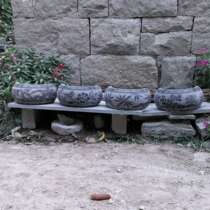 Drilling marble pier granite column cornerstone natural cyanite pillar pillar pillar pillar cornerstone