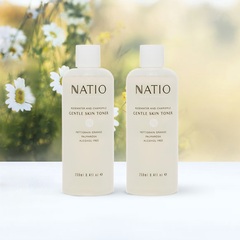 NATIO娜迪奥洋甘菊玫瑰爽肤水2瓶补水保湿舒缓收缩毛孔澳洲玫瑰水价格比较