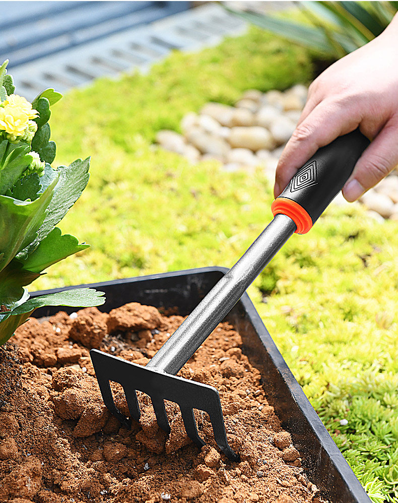 艾瑞泽园艺工具小铲子种花养花家用盆栽铁铲农用赶海神器种菜耙子