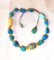 Beindigo Original Mine Green Pine Stone Direct Podcast Link Violent Blue Green Pine Stone Multi-Treasure Bracelet Invalidating