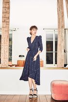 Discount French homegrown niche Idano Clover Embroidered dress Baklava