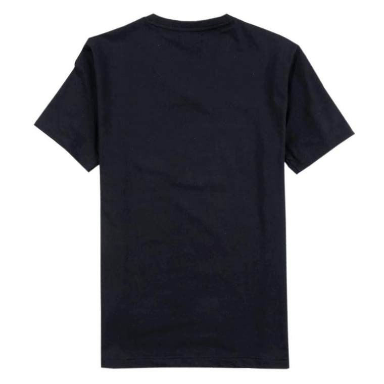 真维斯男装 2015夏装新款 弹性舒适V领印花短袖T恤