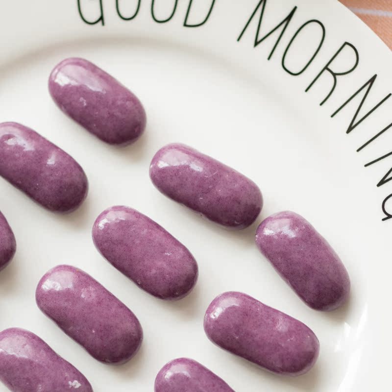 日本进口零食品 meiji明治 迷你galbo紫甘薯味烤巧克力66g(85g)