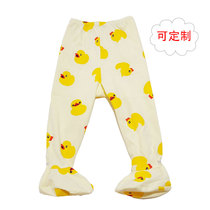 Baby pants big ass childrens air conditioning pajama pants small children Baby pants cotton spring and autumn summer 0-6 years old