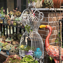 Wrought iron model flower stand climbing shelf garden decoration wedding clothing shooting display window ornaments