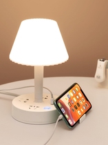 Creative multifunctional USB socket table lamp porous electric plug with eye light for students electrical plug-in headlights