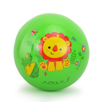 费雪小皮球玩具儿童篮球无毒1-3-6岁宝宝婴幼儿园专用弹力拍拍球