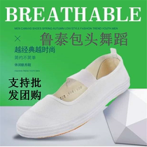 Shandong Lutai anti-collision headband protection work shoes shallow mouth shoes food factory dust-free workshop work shoes hygiene shoes