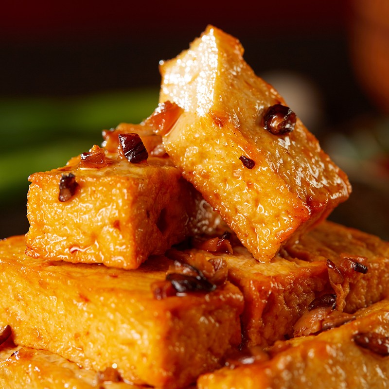 【琥哥哥旗舰店】网红麻辣鱼豆腐干450克