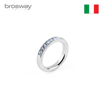 Brosway Europe and the United States fashion TRING series simple light luxury titanium steel ring wild tide ring womens gift