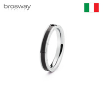 brosway niche light luxury titanium steel mens ring ring personality simple mens boys couple Tanabata gift