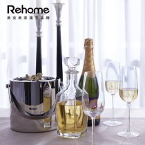 Meike Meijia rehome magnificent-Champagne glass wine goblet flute-shaped light dish Champagne Cup home import