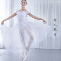 Ballet dresses Long style TUTU dresses Soft Yarn Skirts Dance Practice Dresses Dresses Utiliti Dress Halfbody Dress Gig White Dress
