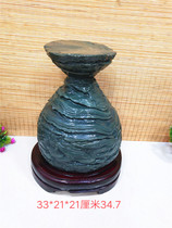 Fine stone head ornaments natural original stone Willow Rock Rock Guizhou green decorative tribute stone ornamental stone shape Lingbi Stone