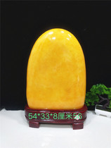 Yellow stone Yellow wax stone Beige jade Qishi decoration ornamental stone Special price red jasper decoration natural rough stone