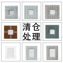 Clearance processing as low as 2 fold small fragrant wind photo frame gift light luxury decoration home decoration model room bedside table