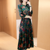 Mrs. Gui new foreign-aged mother belly spring and autumn womens dress base shirt 50-year-old long sleeve middle-aged