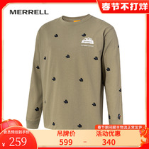 MERRELL Mai Le men and women co-operative leisure sweater KAZUKI joint stamped fashion loose top