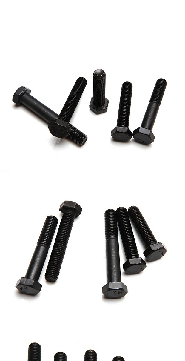 m30/12.9级高强度外六角螺栓/六角头螺丝/发黑六角螺钉/合金钢 - 淘宝