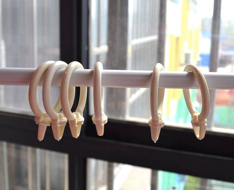 窗帘挂环 窗帘杆/罗马杆/吊环/挂环 1元4个