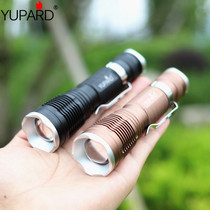 T6 LED home strong light flashlight long range charge flashlight mini light zoom camping cycling fishing hike