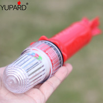 Fishing bait light strong light flashlight green light red light blue light flashing outdoor fishing fishing catch fish waterproof No. 1 battery