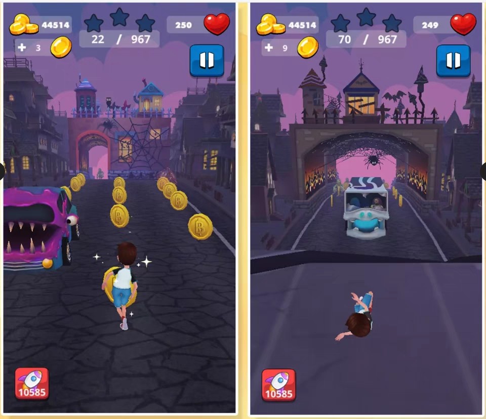 Unity Infinite Runner Engine 3D 9.8 包更新 无尽跑酷游戏源码-成都宝兰