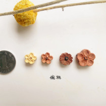 Peach wood flower evil spirit pressure shock preparation bracelet accessories small flower plum jewelry accessories evil jewelry