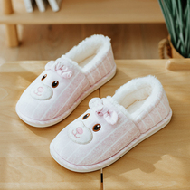 Moon Shoes Autumn Winter Bag Heel Garnter Warm Postnatal Cute Pregnant Woman Shoes Thick Bottom Non-slip Room Maternal Slippers