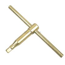 Quenched gold high hardness 40 chrome chuck wrench key open 10mm 12mm 14mm