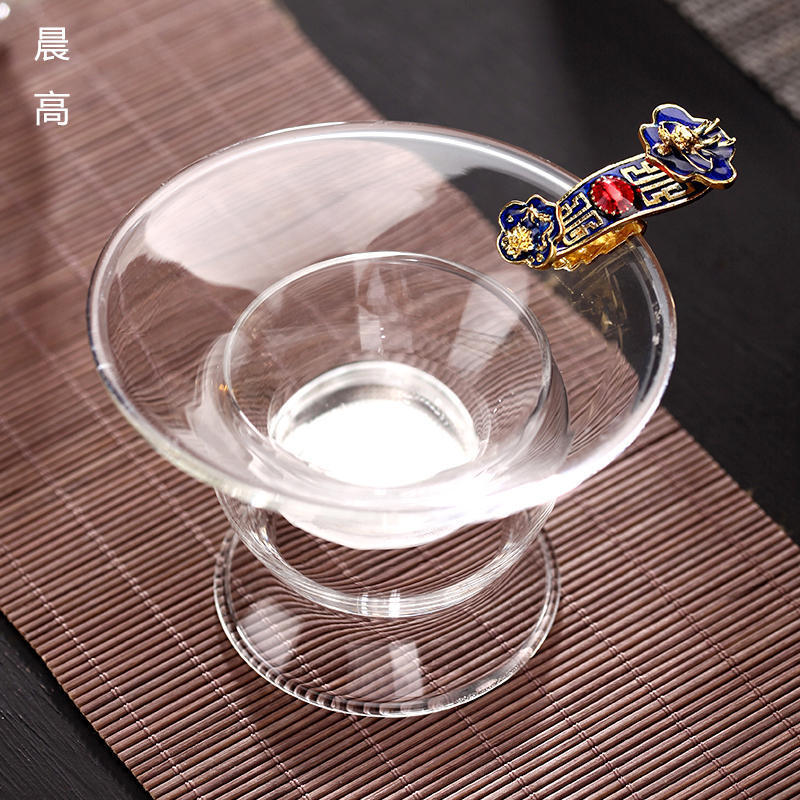 Morning high heat - resistant creative glass) filter kung fu tea tea accessories tea strainer every tea filter is good