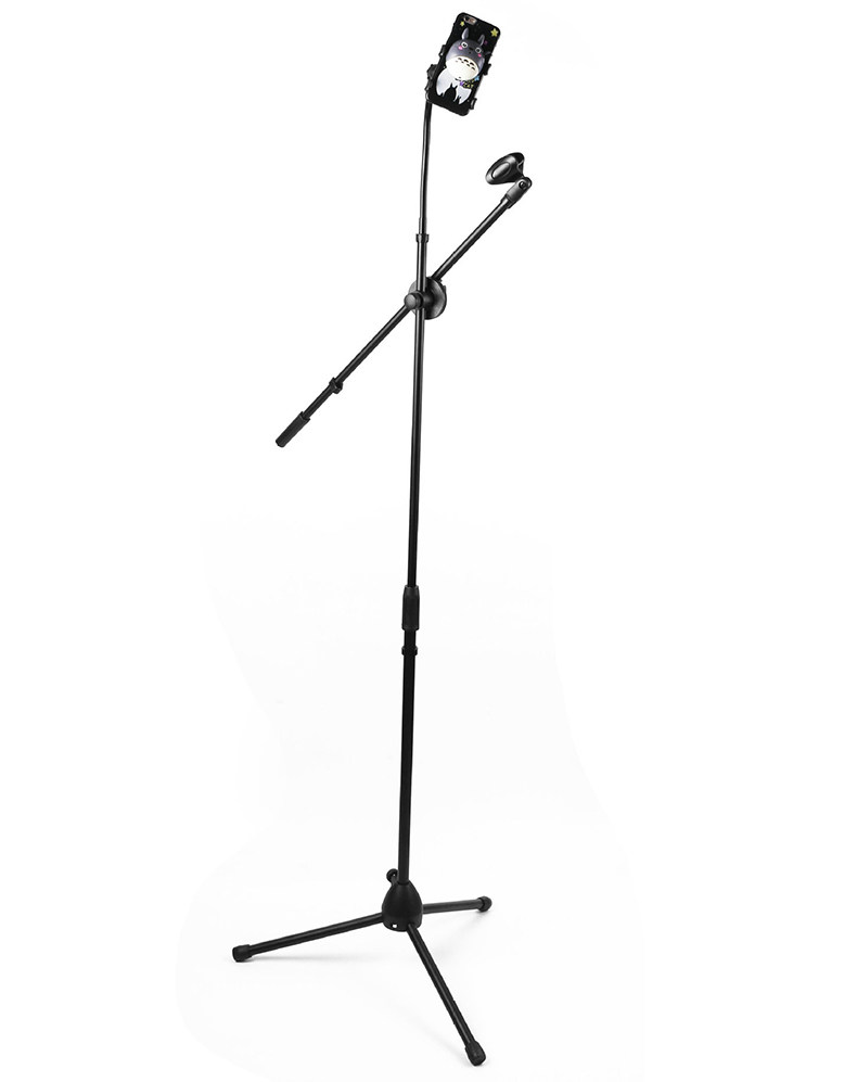 落地式话筒架子舞台专业录音演出加重有线无线通用麦克风站立支架