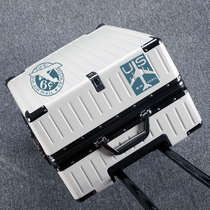 Suitcase universal wheel aluminum frame pull lever box 20 male and female students sturdy and durable 24 password boarding suitcase 26