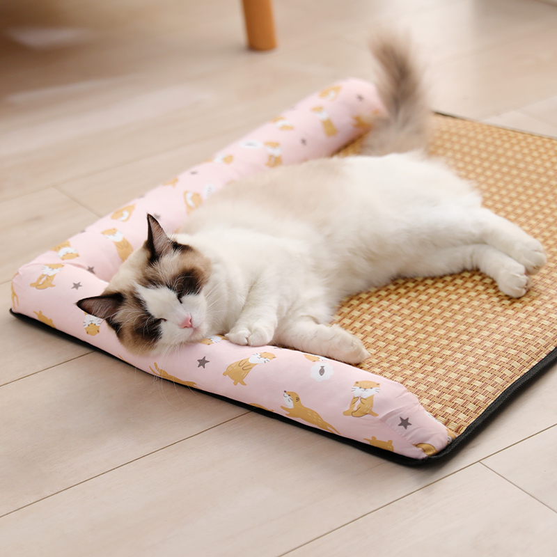 Kitty Summer Sleeping Mat Cool Mat Pets Ground Mat Dog Mat Summer Cool Mat Not Stained Cat Supplies Dog Mat