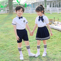 kindergarten uniform summer children's graduation photo costume 61 performance dress class uniform elementary school uniform suit men