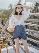 Swimsuit womens summer sweet 2020 new explosive belly cover Japanese dress sub-style 2021 seaside thin