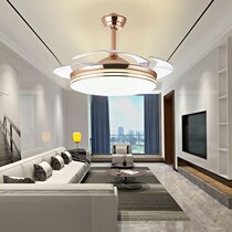 Kitchen fan light integrated ceiling 2021 new invisible Nordic style ceiling fan living room large size simple light luxury